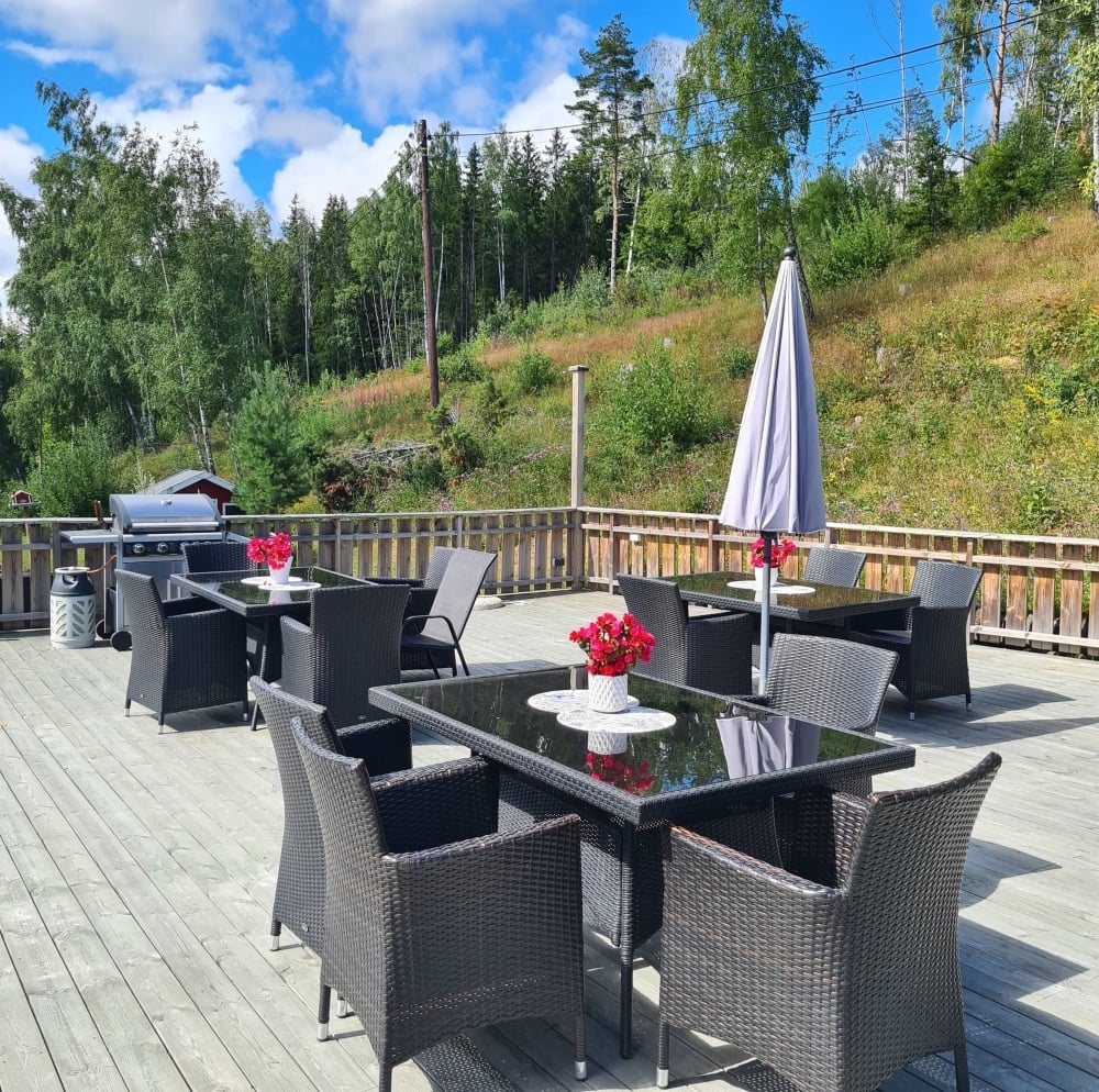 Villa Skaar Jevnaker terrasse