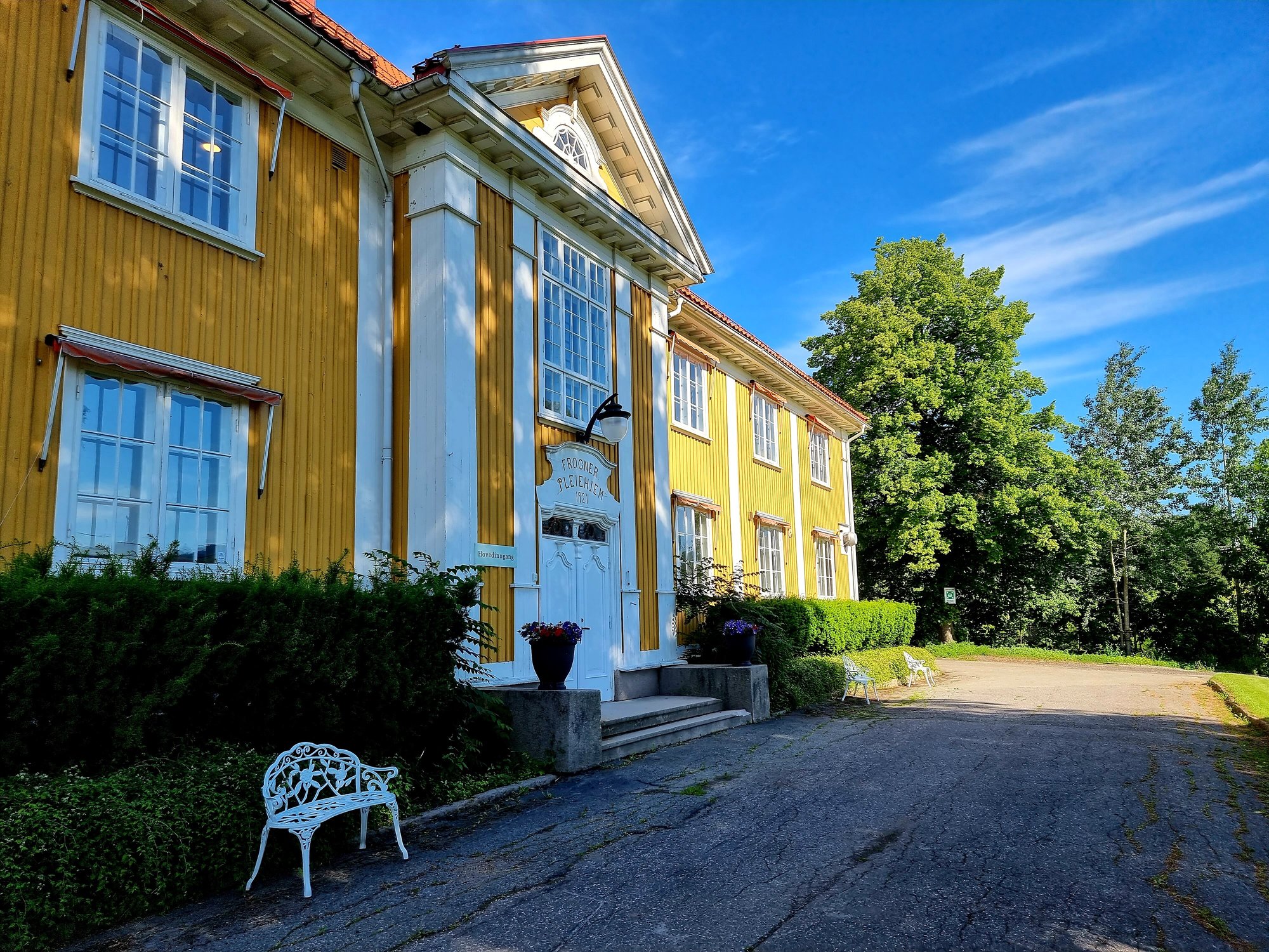 Villa Skaar Frogner inngangsparti