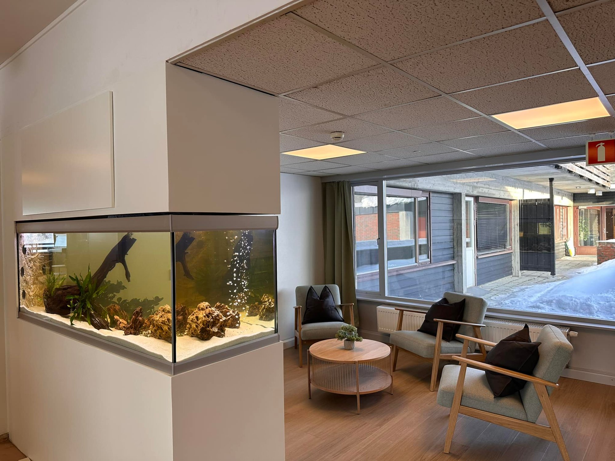 Vila Skaar Lunner akvarium